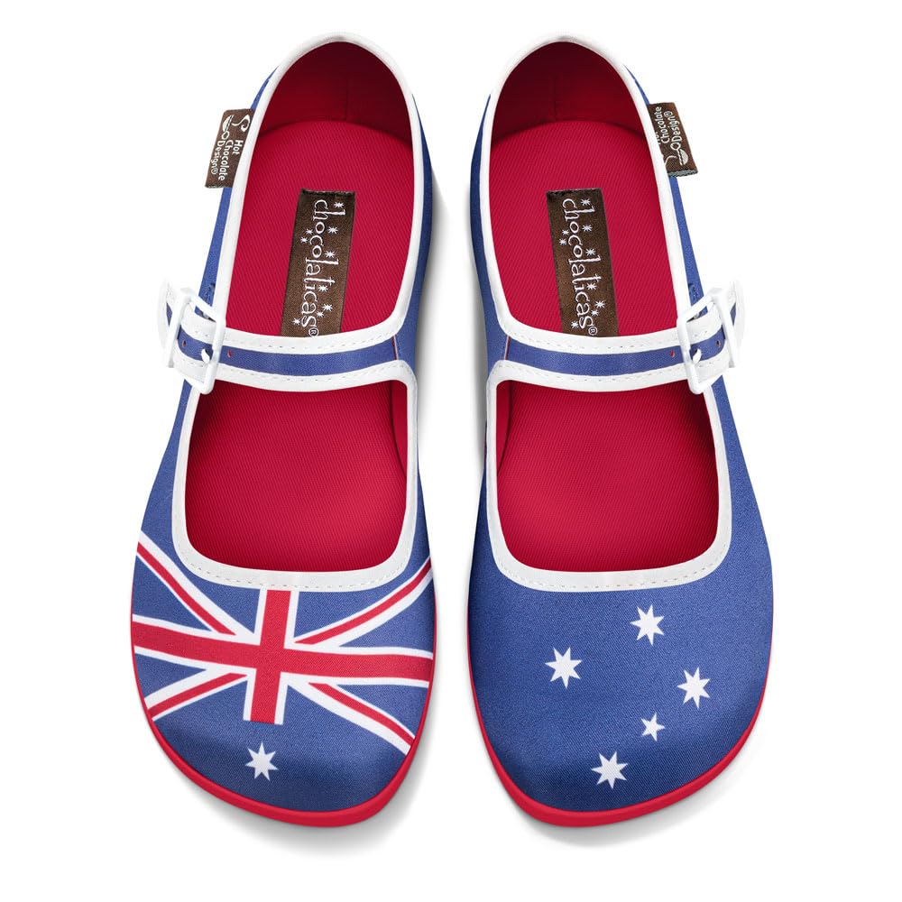 Hot Chocolate Design Chocolaticas Funky Canvas Women's Mary Jane Flat Shoes — view 72