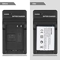 Vista 2 de EN-EL23 Cargador de Batería para Nikon Coolpix P600, S810C y Más... Cámaras + Paño de Microfibra
