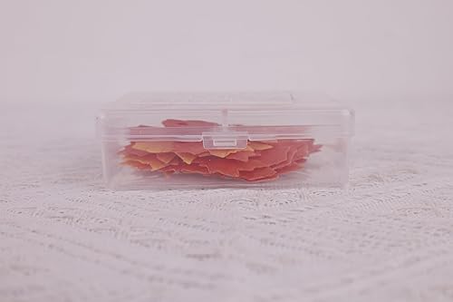 Miniatura 10 de Morofme 50 piezas comestibles de hojas de otoño para cupcakes, hojas de arce, decoración comestible de hojas doradas, papel de oblea, hojas de