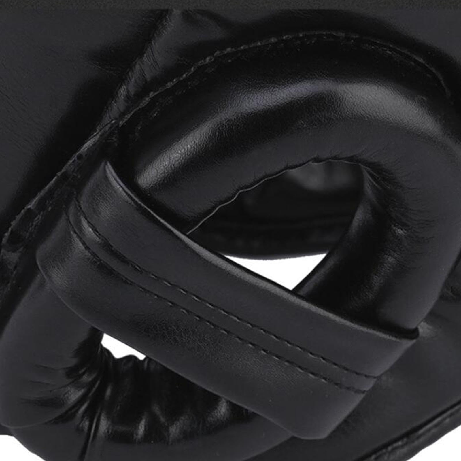 Casco de Kickboxing Protector Cefálico con Visión Clara Acolchado Suave