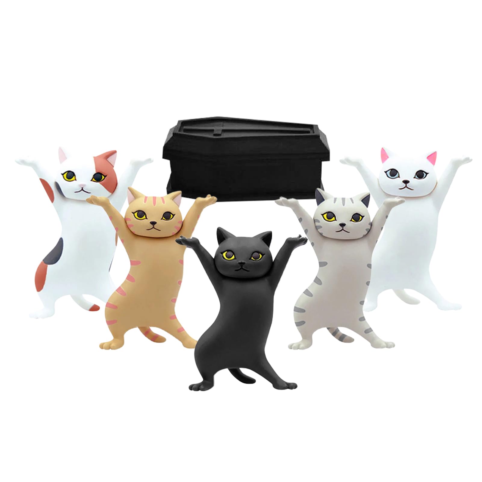 Divertido Soporte Para Bolígrafo De Gato, Juguete Para Sujetar Todo, Soporte Para Auricular De Gato, Decoración Del Hogar, Soporte Para Lápiz De Gatito Bailando Encantador, Regalo Encantador - AliExprs