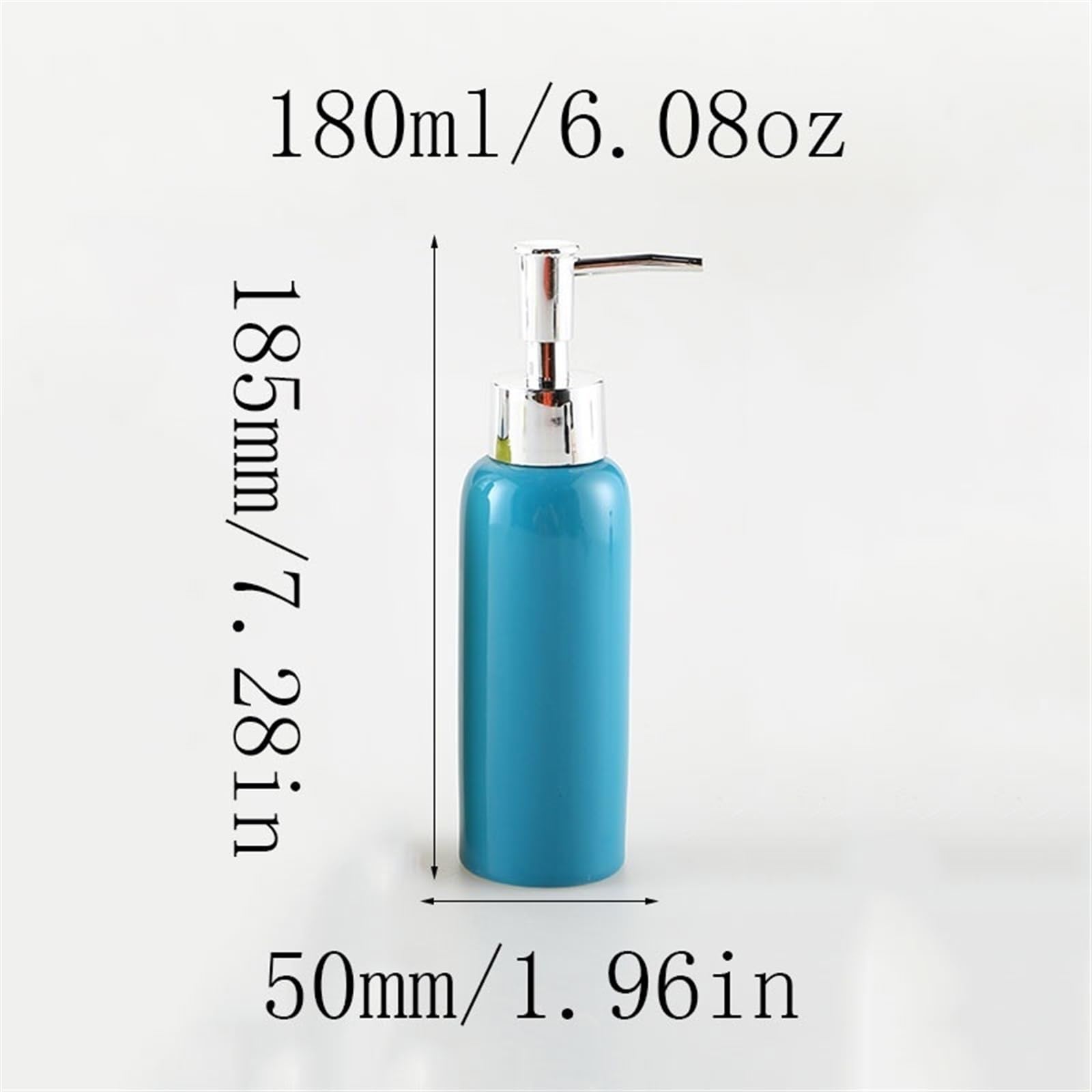Dozownik mydła do łazienki 6,08 oz/180 ml dozownik mydła do balsamu olejek do masażu płyn do mycia naczyń przenośny dozownik mydła do mydła do rąk, mydła, balsamu (rozmiar: A)