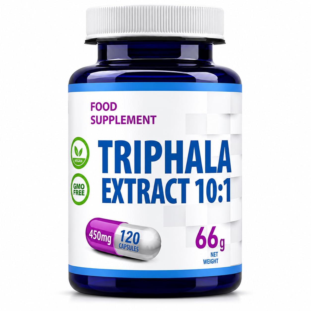 Hepatica Estratto di Triphala | 4.500 mg Equivalente | Estratto 10:1 da 450 mg | Amalaki, Haritaki e Bibhitaki | 120 Capsule Vegane | GMP & Testato da Laboratorio Indipendente