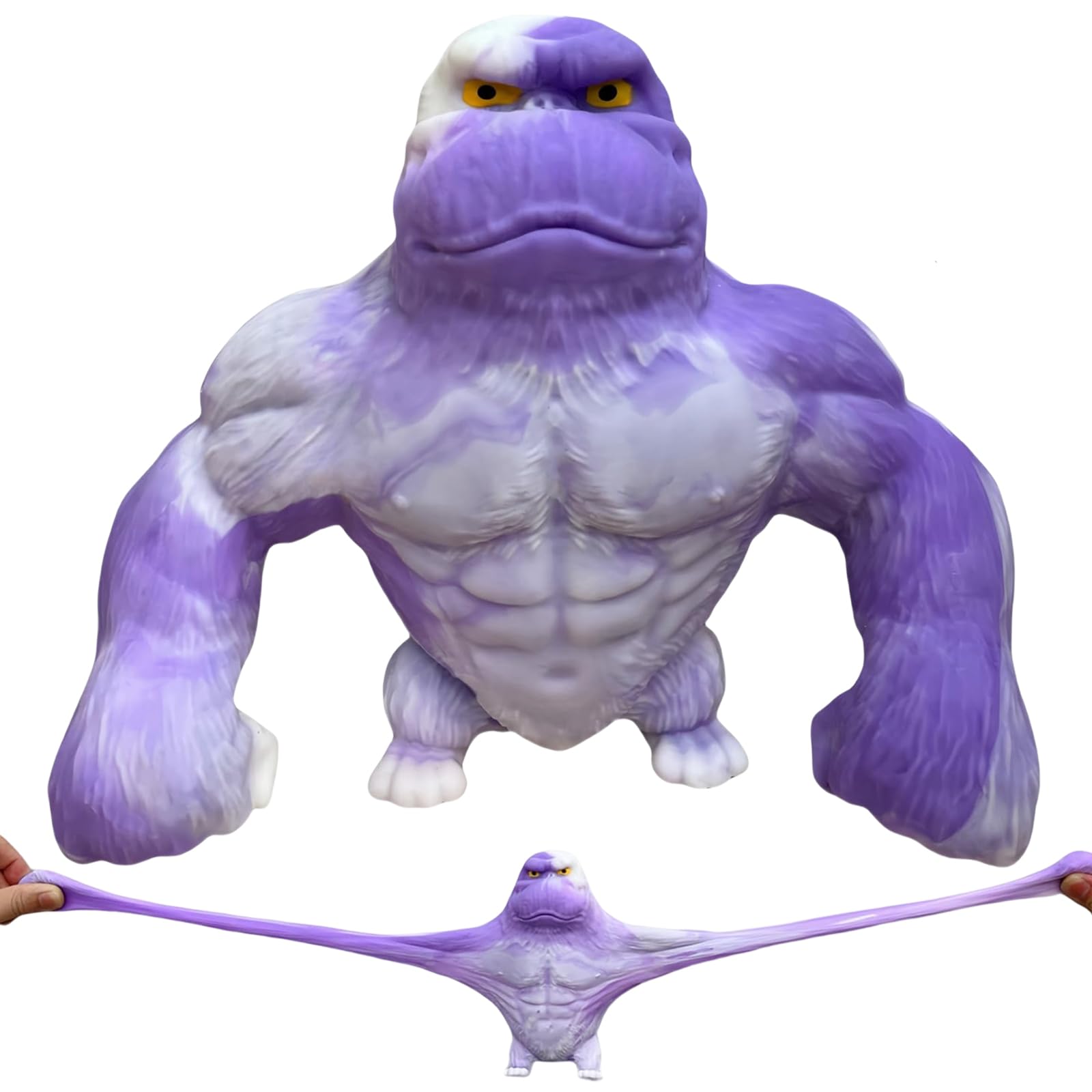 YHan Super Stretchy Gorilla Fidget Toy (Purple ...