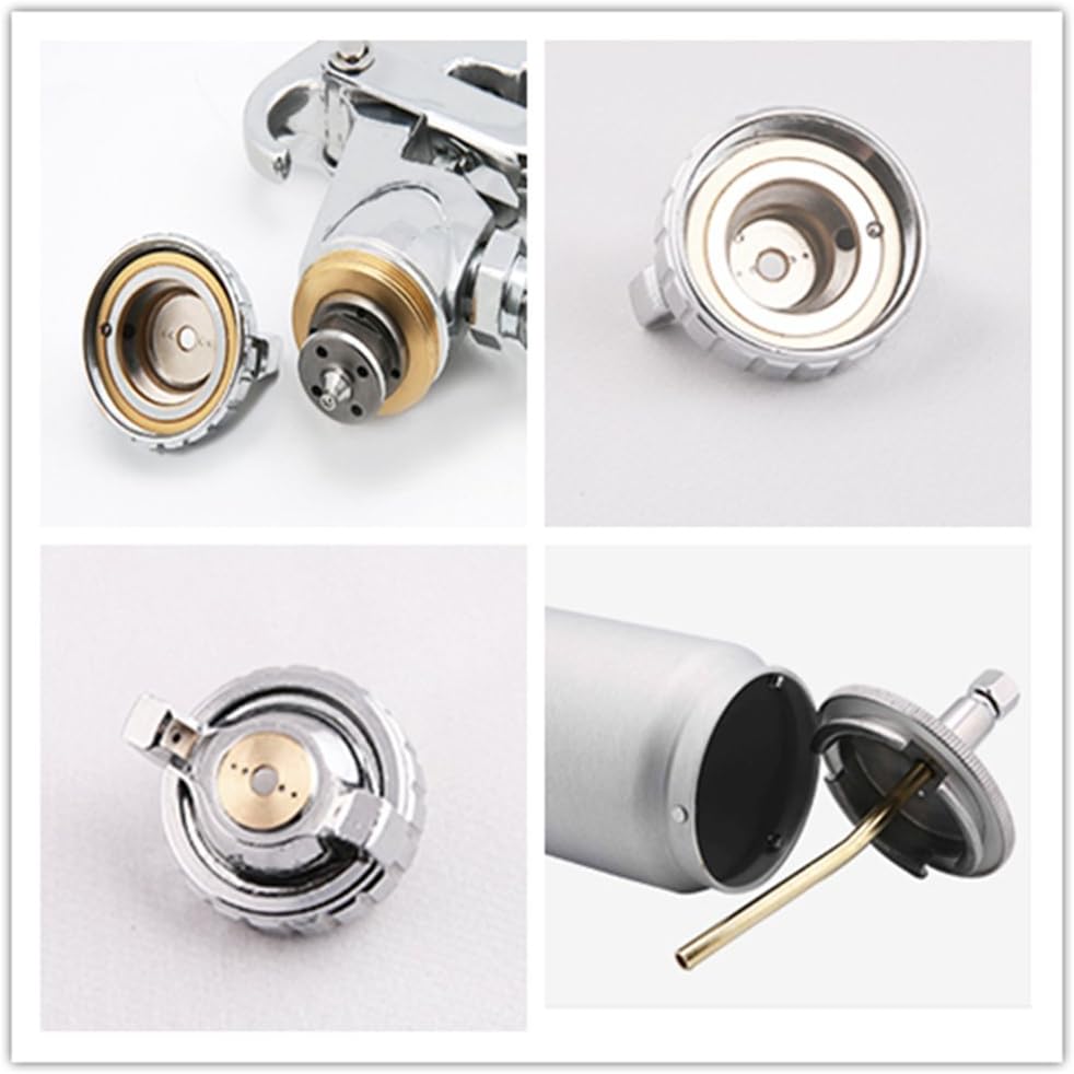 High Pressure Spray Gun with 1000cc Cup, 2.5mm Nozzle, Sliver