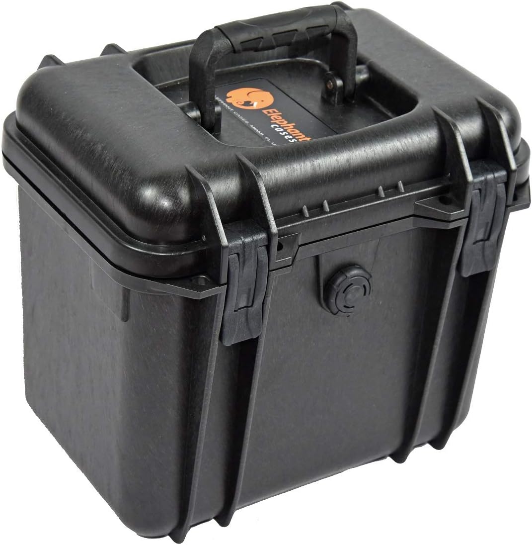 Elephant E140T Case with Foam for Camera, Video, Guns, Test and Metering Equipment Waterproof Hard Plastic Case