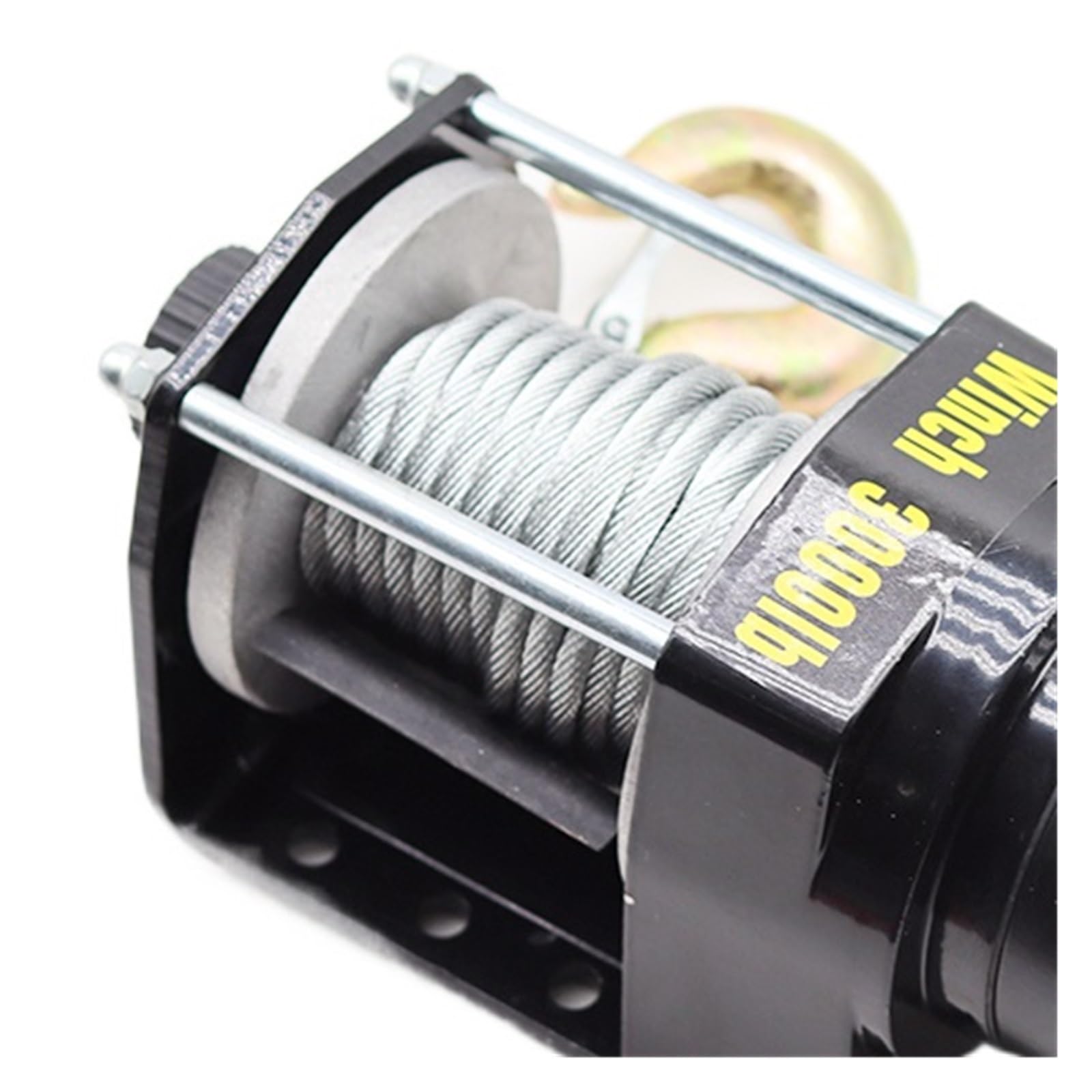 Verricello Elettrico 12v Paranco Elettrico for Auto Fuoristrada 24v Paranco A Fune for Uso Domestico di Auto-Aiuto Potente Sicuro(3500 lbs,24v)