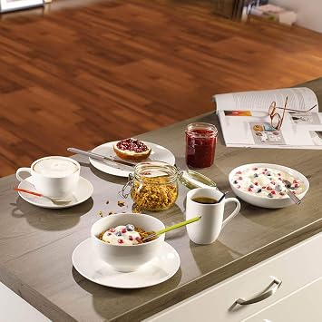 Villeroy & Boch For Me Salad Plate, Premium Porcelain, Made in Germany, 8.5 in
