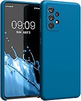 Vista 1 de kwmobile Funda compatible con Samsung Galaxy A52 / A52 5G / A52s 5G - Funda de Teléfono de Silicona TPU con Acabado Suave - Arrecife Azul