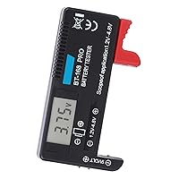 Vista 5 de Oumefar Cargue tamaño compacto 1.2V-4.8V Pantalla LCD digital de alta presión probador de batería para el hogar para pilas pequeñas