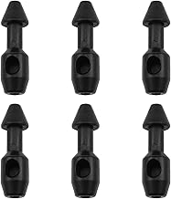 AYLIFU Fish Spear Hose Accessories Harpoon Bone Fork arm Black Length × Width 1.18×0.35 inches Used for Spear Tips with Harpoon Plugs Fishing Tools 6pcs