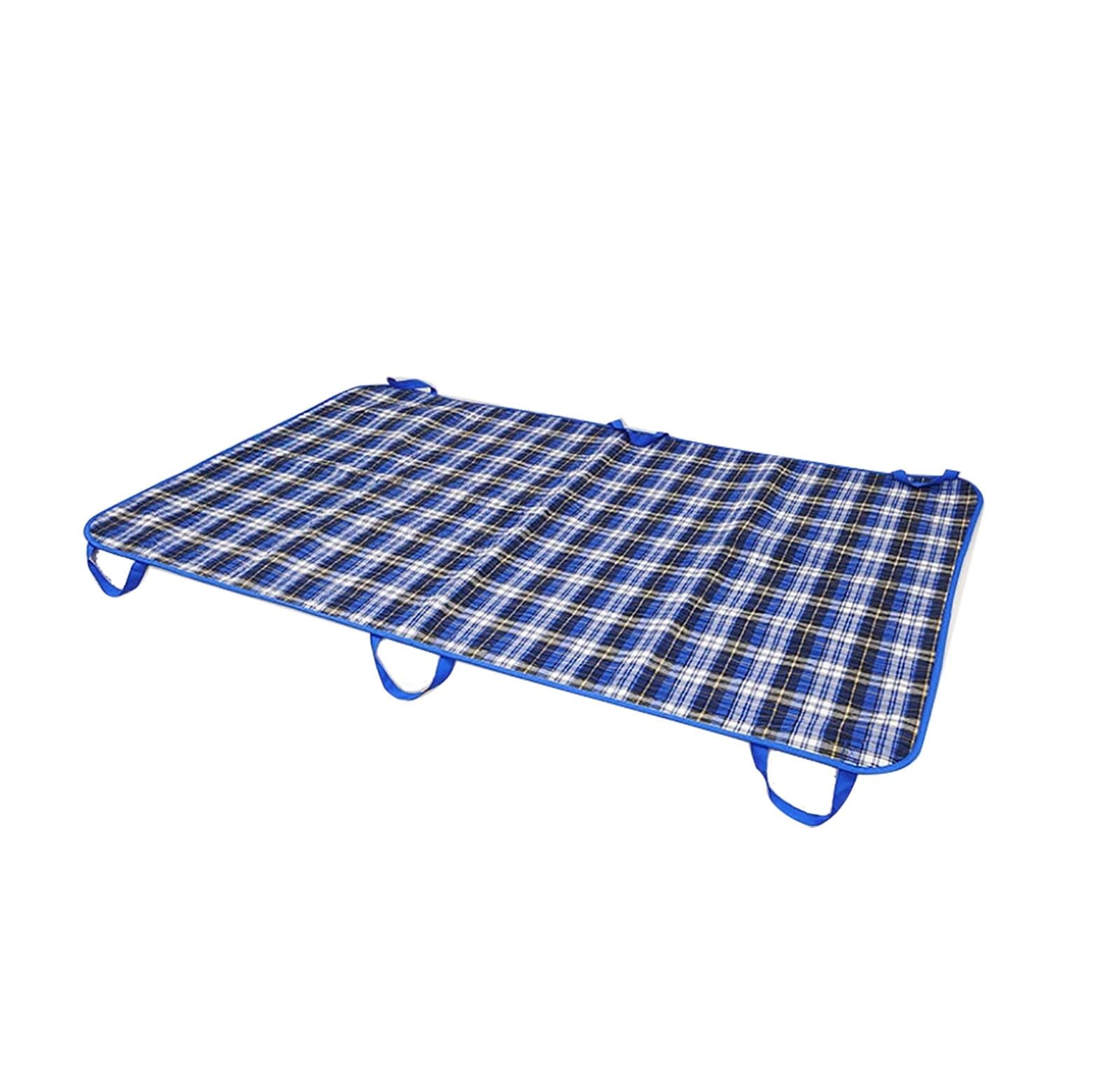 Almohadilla de cama de posicionamiento con asas, colchón reutilizable para incontinencia, sábana de transferencia para volteo, elevación y reposicionamiento para atención domiciliaria(Blue,90*150cm)