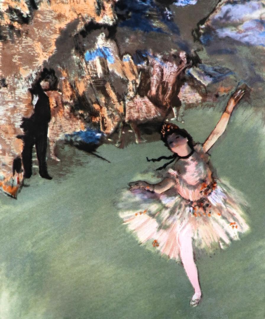 エドガー・ドガ スター舞台の踊り子 ヴィンテージ ステンドグラス