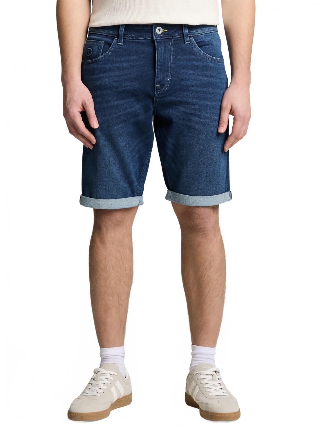 Tom Tailor Herren Jeans Short JOSH Regular Regular Fit