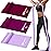 A AZURELIFE Resistance Bands,Professional Long Non-Latex Elastic Stretch Bands,Exercise Bands for Physical Therapy, Yoga, Pilates, Rehab, at-Home or The Gym Workouts, Strength Training