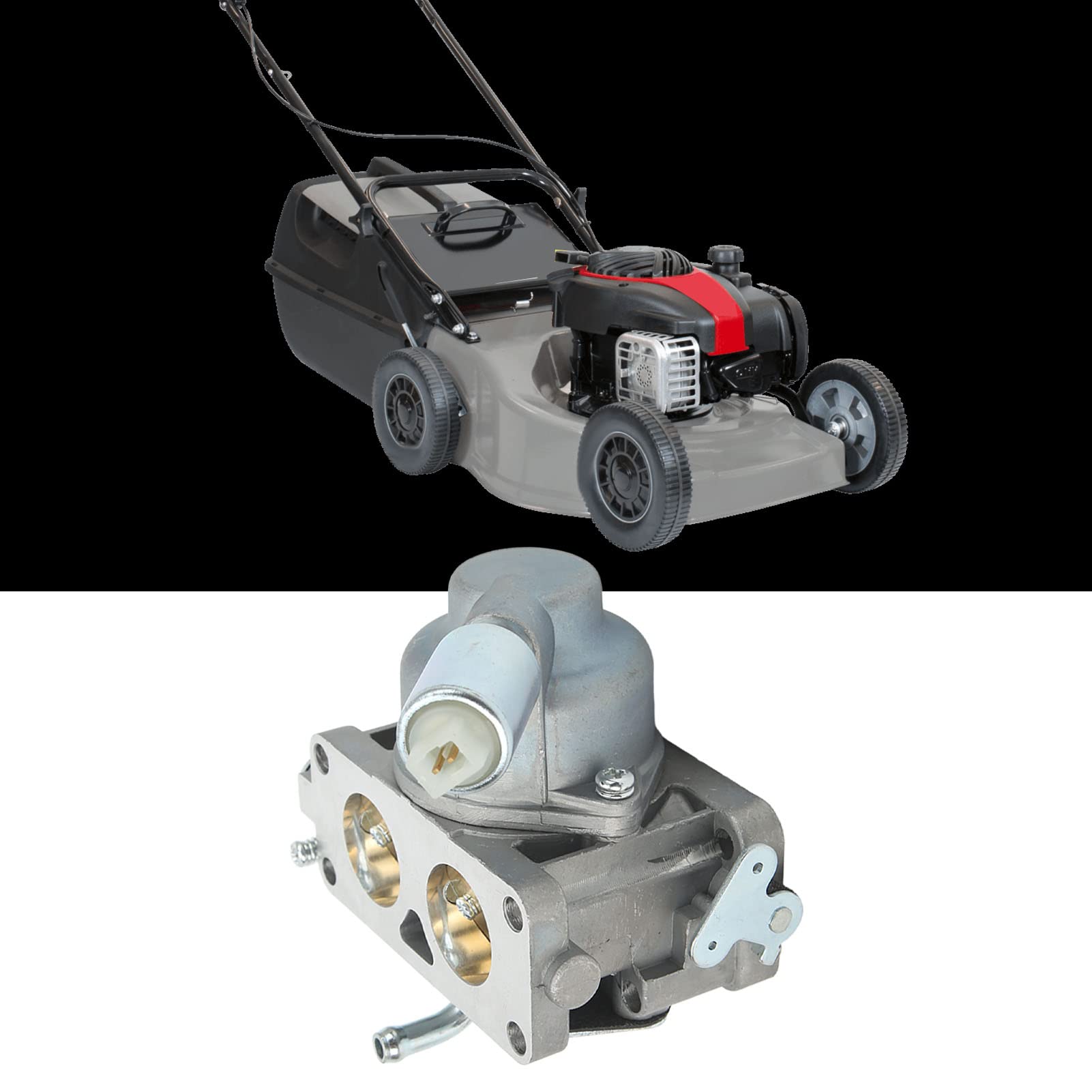 Carburador para cortacésped, mezclador de de carburador de motor 791230 compatible con modelos gemelos 20HP-25HP V para de de tractor de jardín