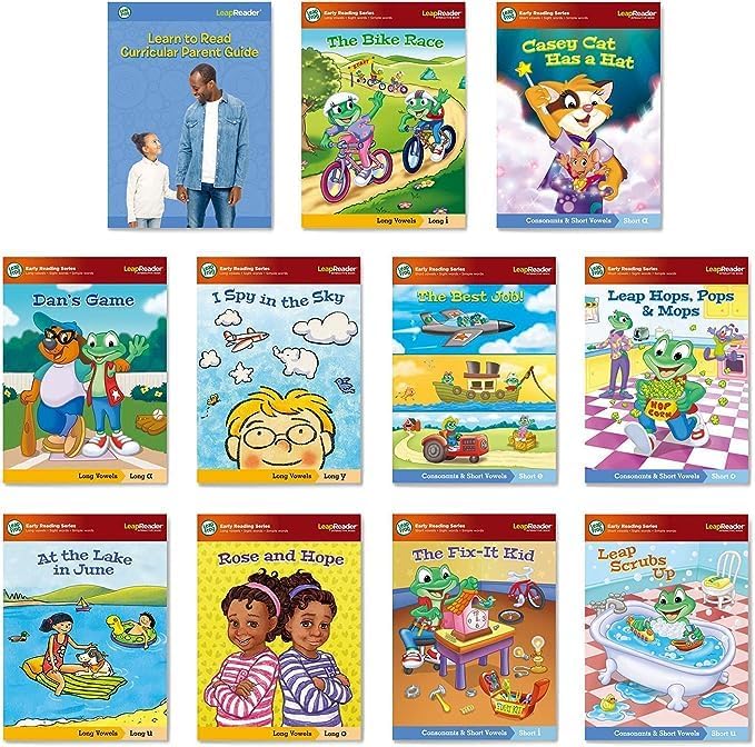 Vista 2 de Leapfrog LeapReader System Learn to Read - Teal - Exclusivo en línea (10 libros Mega Pack de 1)