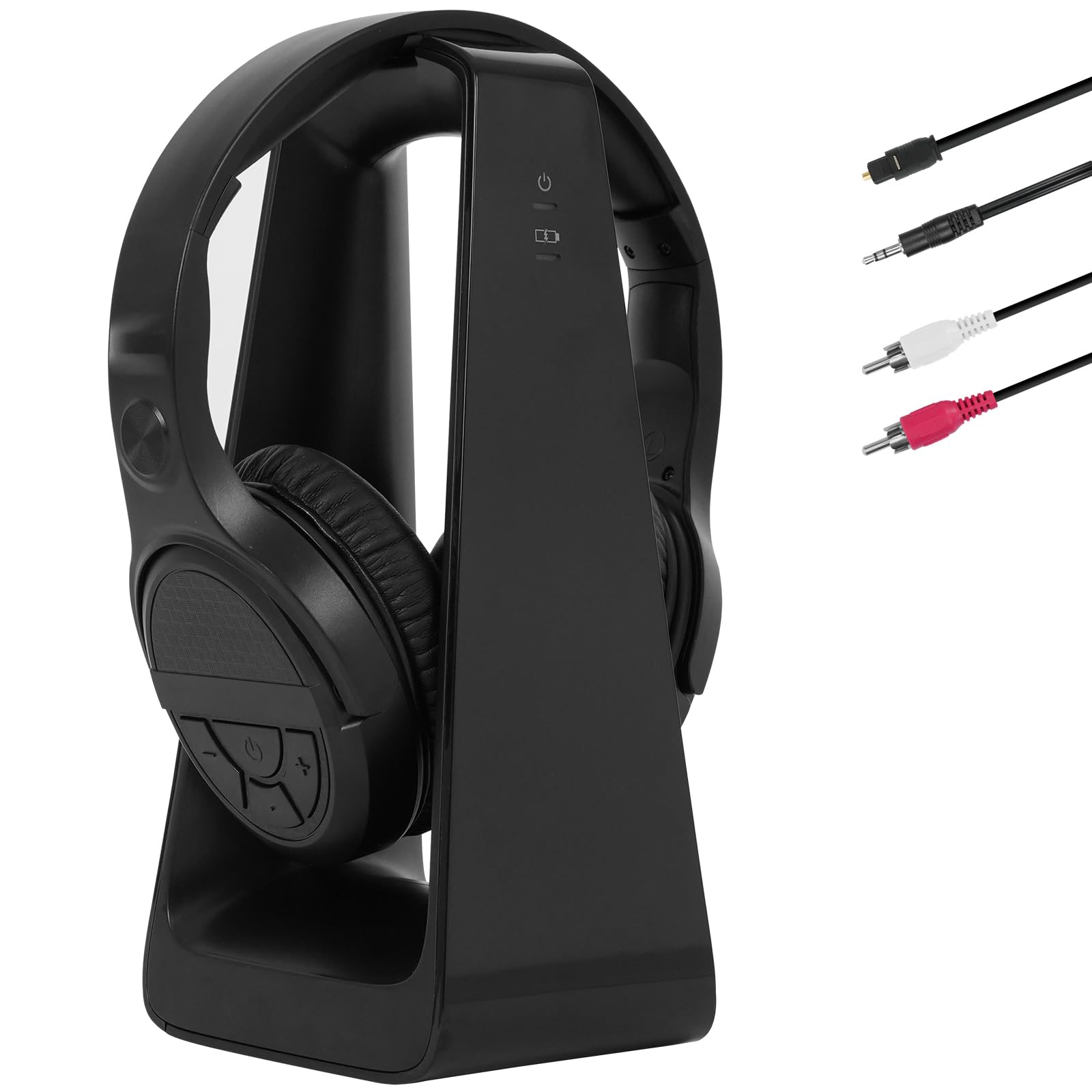 auricolari wireless per anziani con tasti grandi e base ricarica