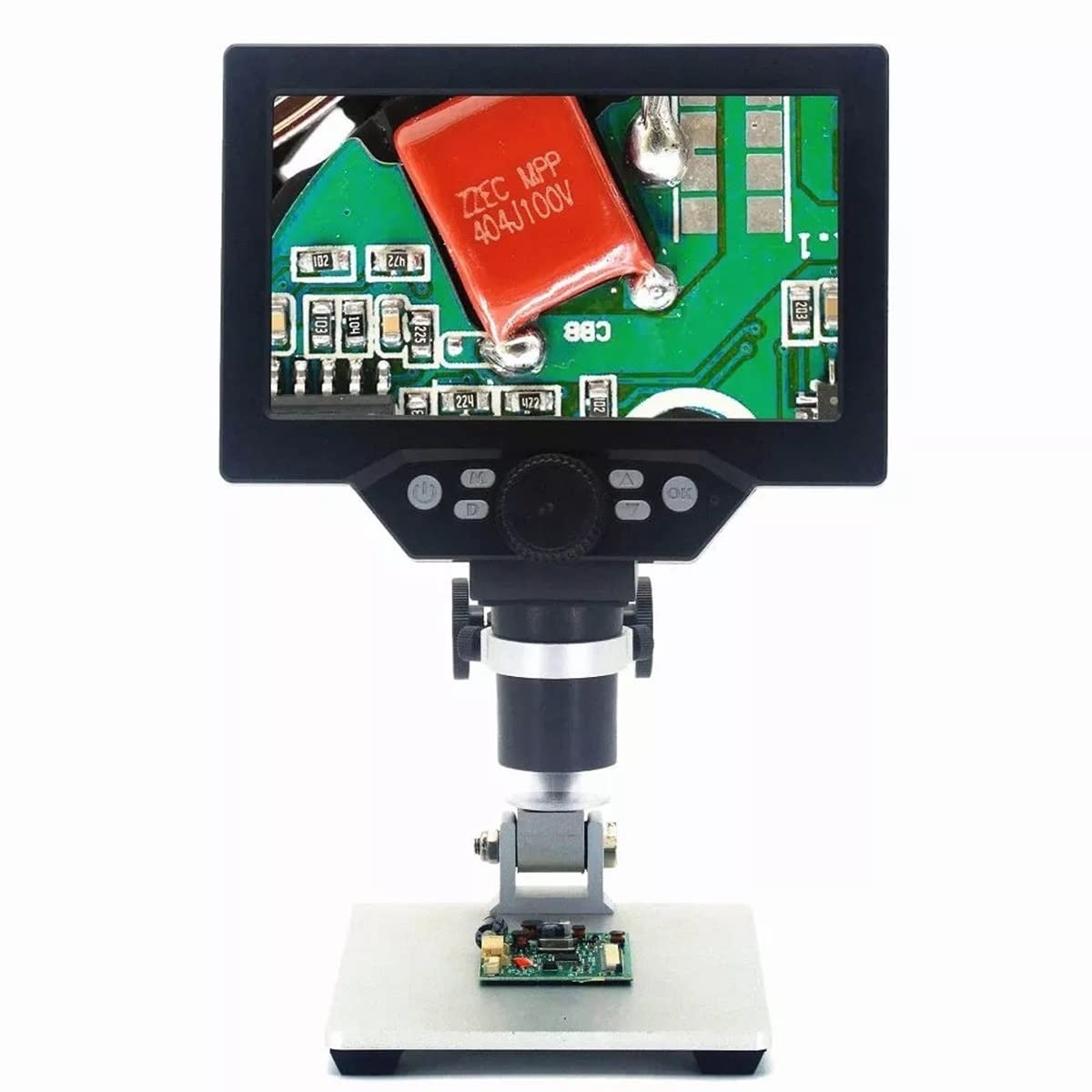 Digitales Elektronisches Mikroskop G1200, 12 Mp, 7-Zoll-LCD-Display, 1-1200-Fache Kontinuierliche Vergrößerung