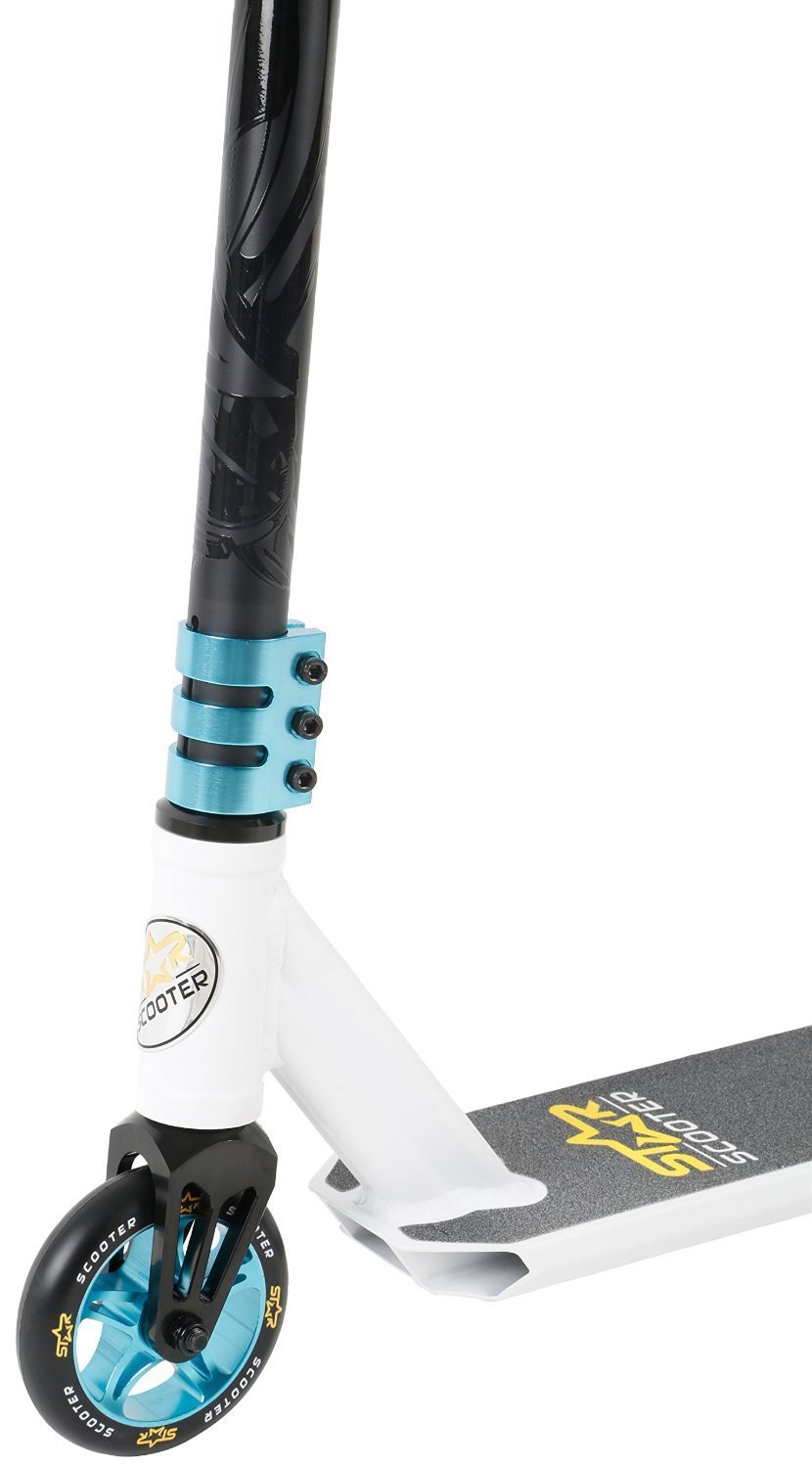 STAR SCOOTER Patinete Patineta Scooter Freestyle Stuntscooter para niños y niñas a Partir de 7 años y Adultos | 110 mm Edición Entrada