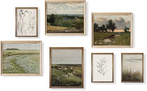 Miniatura 6 de Decoración artística de pared de campo francés de 11 x 14 pulgadas, cuadro bohemio Art Deco Victoria para baño, impresión moderna de póster de