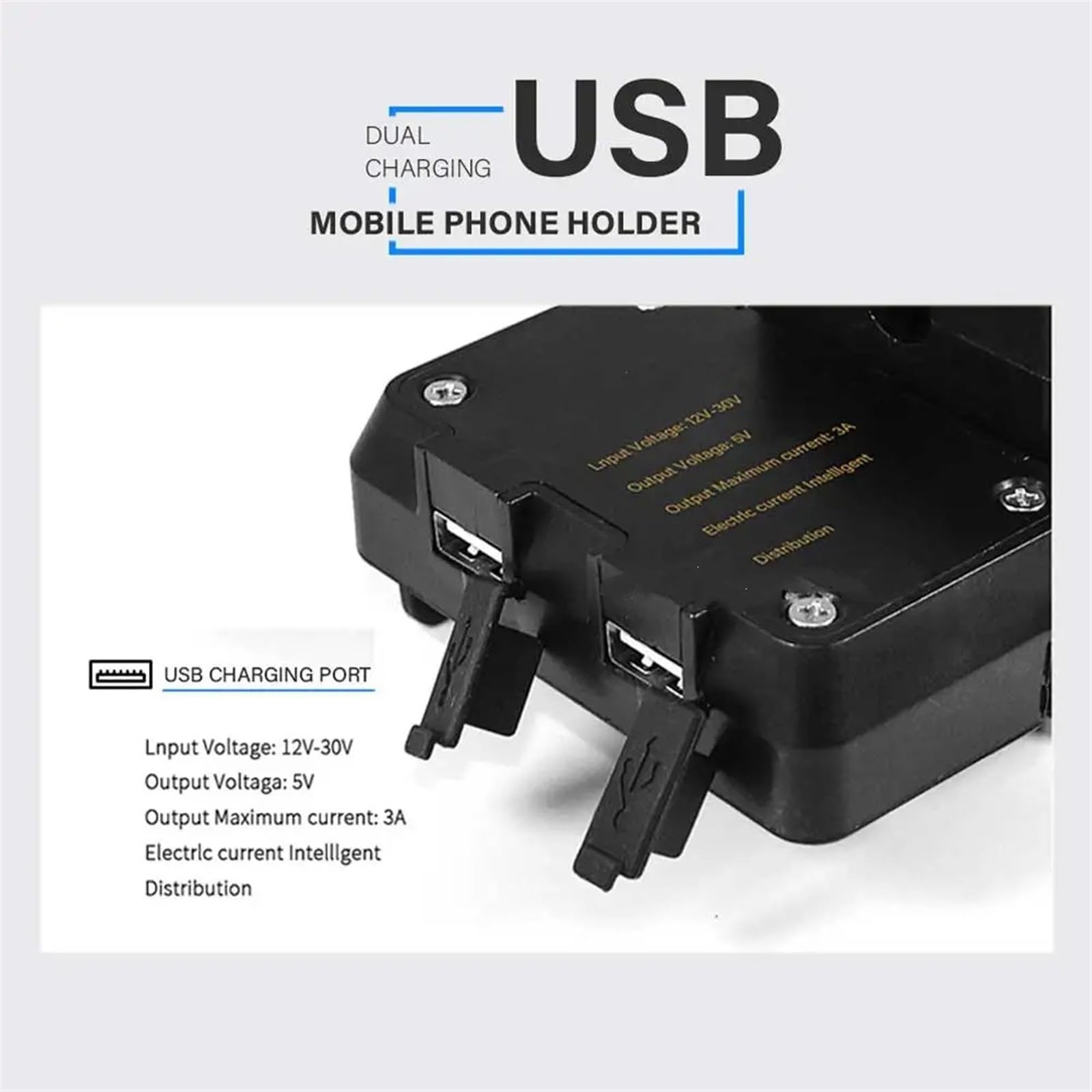 Support Telephone Velo pour BMW F850GS F 850 ​​GS Adventure 2018 – 2023 Support Téléphone Intelligent pour Moto Support Fixe Pare-Brise Navigation GPS, Telephone Moto Rotation(12mm)