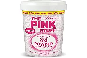 Stardrops Pink Stuff Laundry Miracle Powder: Banish Stains from Whites Effortlessly