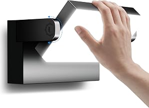 LEDMO 60W Indoor/Outdoor Wall Light 360° Adjustable for Terrace Corridor Gardens, Black, 126 LEDs, 5000 Lumens, Cool White 6000K, IP65