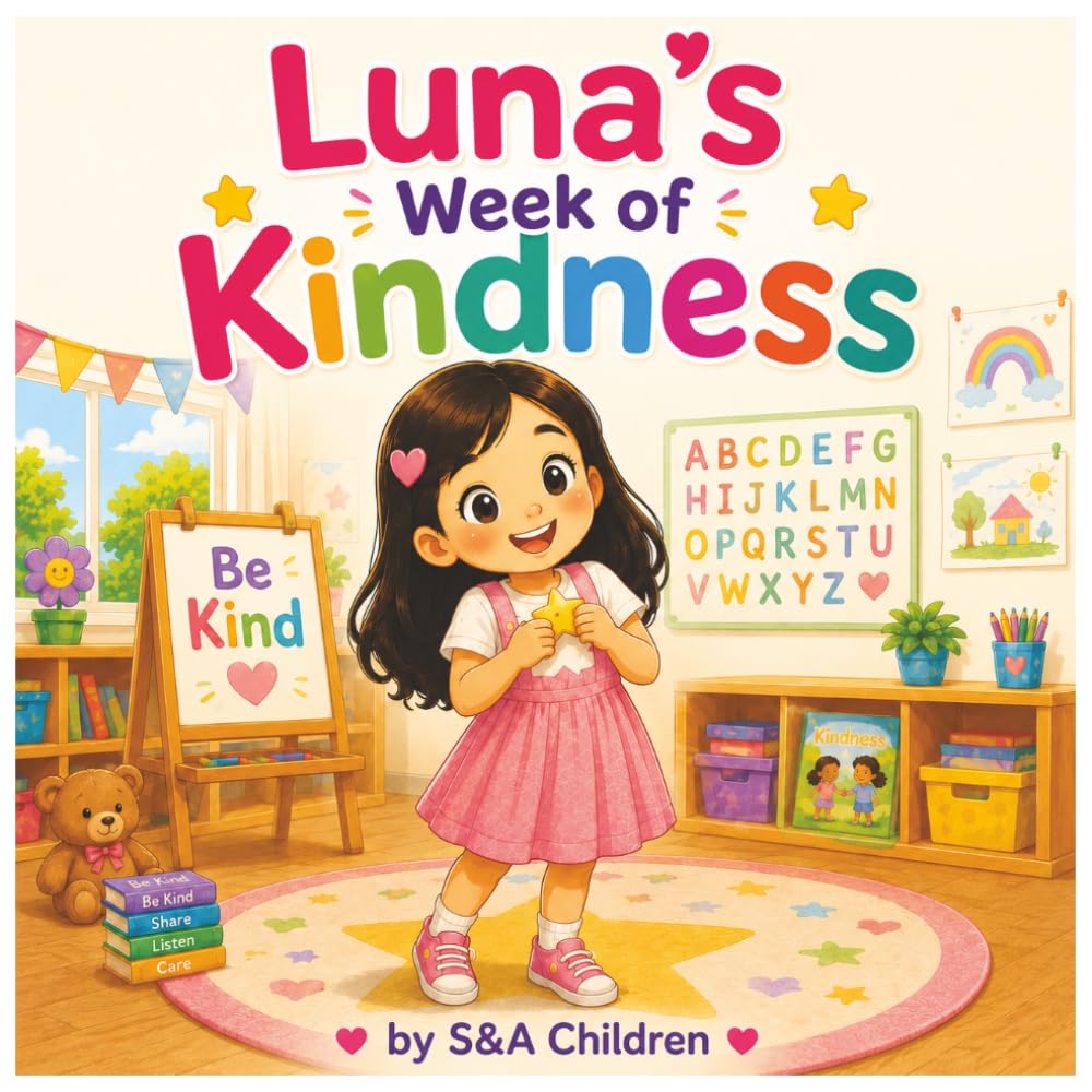 Luna's Week of Kindness: A Heartwarming Children’s Picture Book About Kindness, Friendship, Sharing, and Helping Others
