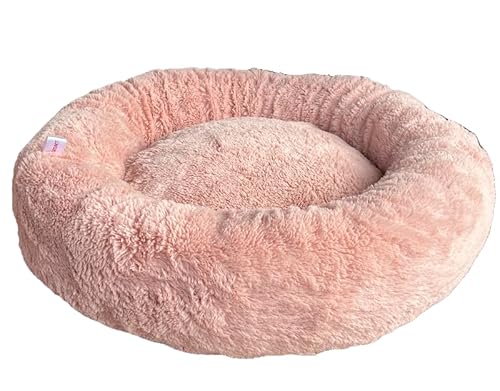 Cama Pet Nuvem Pelucia Com Ziper Tamanho M 60x60 Caminha Redonda Pet Para Cachorros e Gatos Com Zipe