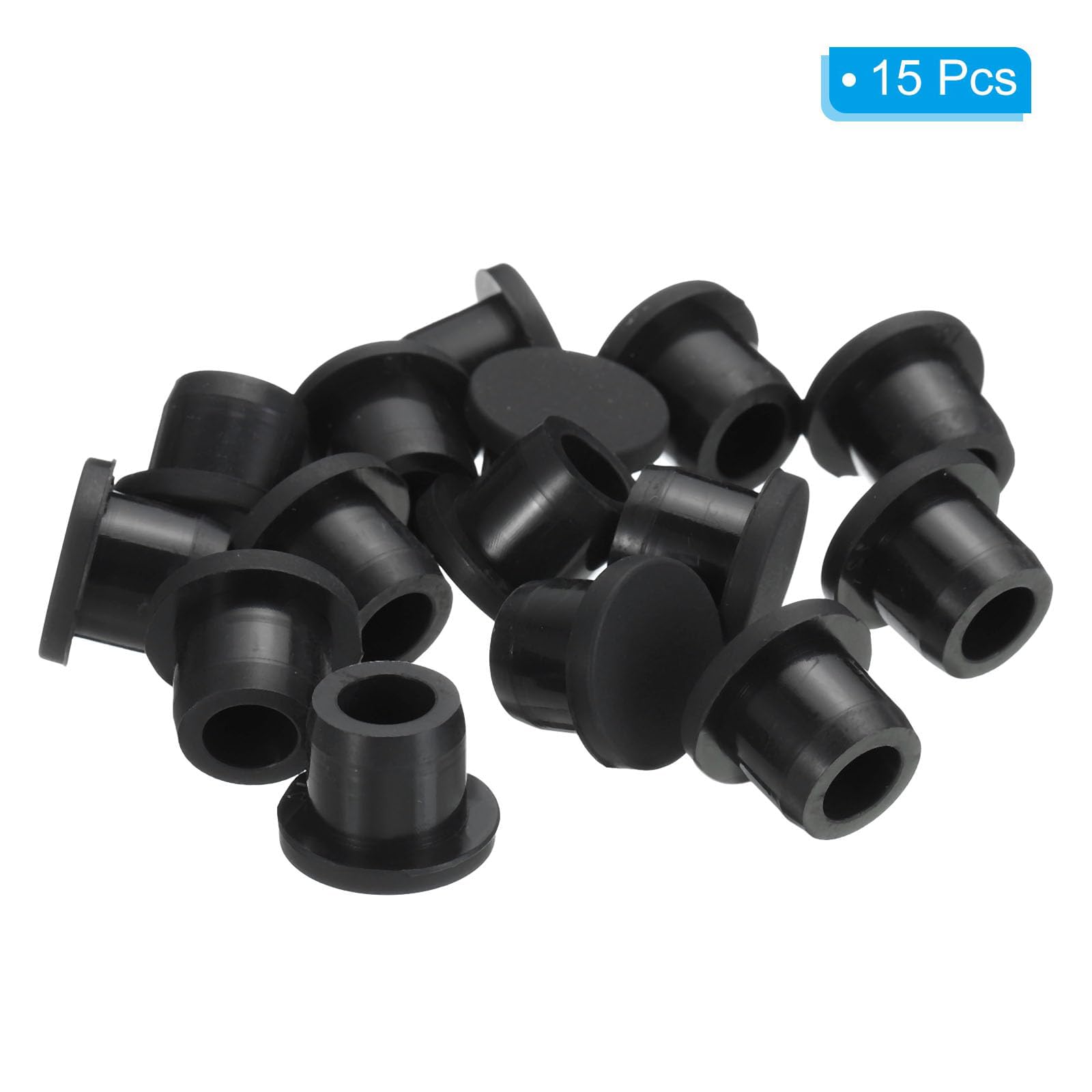 TOP-VIGOR 15Pcs Silicone Hole Plugs, 12mm Diameter Hole Stoppers - Image 3