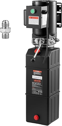 Miniatura 14 de VEVOR Unidad de Potencia Hidráulica de 8 Quart, Bomba de Remolque de Descarga de Doble Efecto, Tasa de Flujo de 0.91 GPM, Presión Máxima de Alivio
