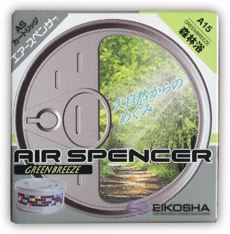 Eikosha Air Spencer Freshener Cartridge AS A15 - GREEN BREEZE