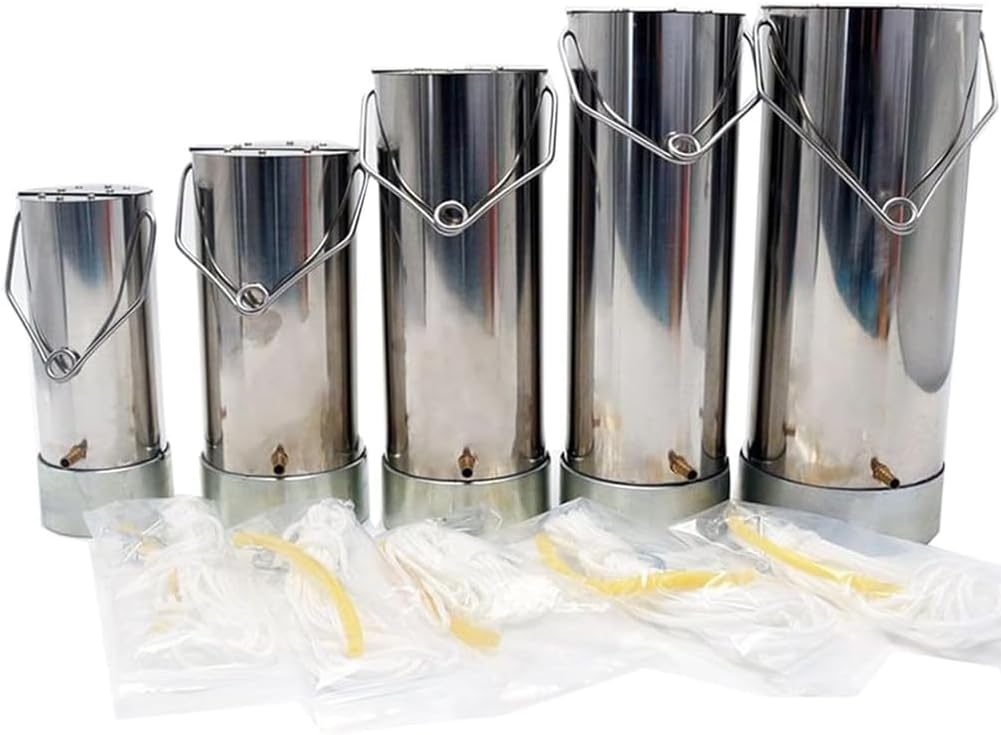 Water Sample Dipper Swing Sampler 304 Stainless Steel Adjustable Water Quality Sewage Sampler Sampling Bucket Collector River Lake Liquid Sample Dipper,0.5L