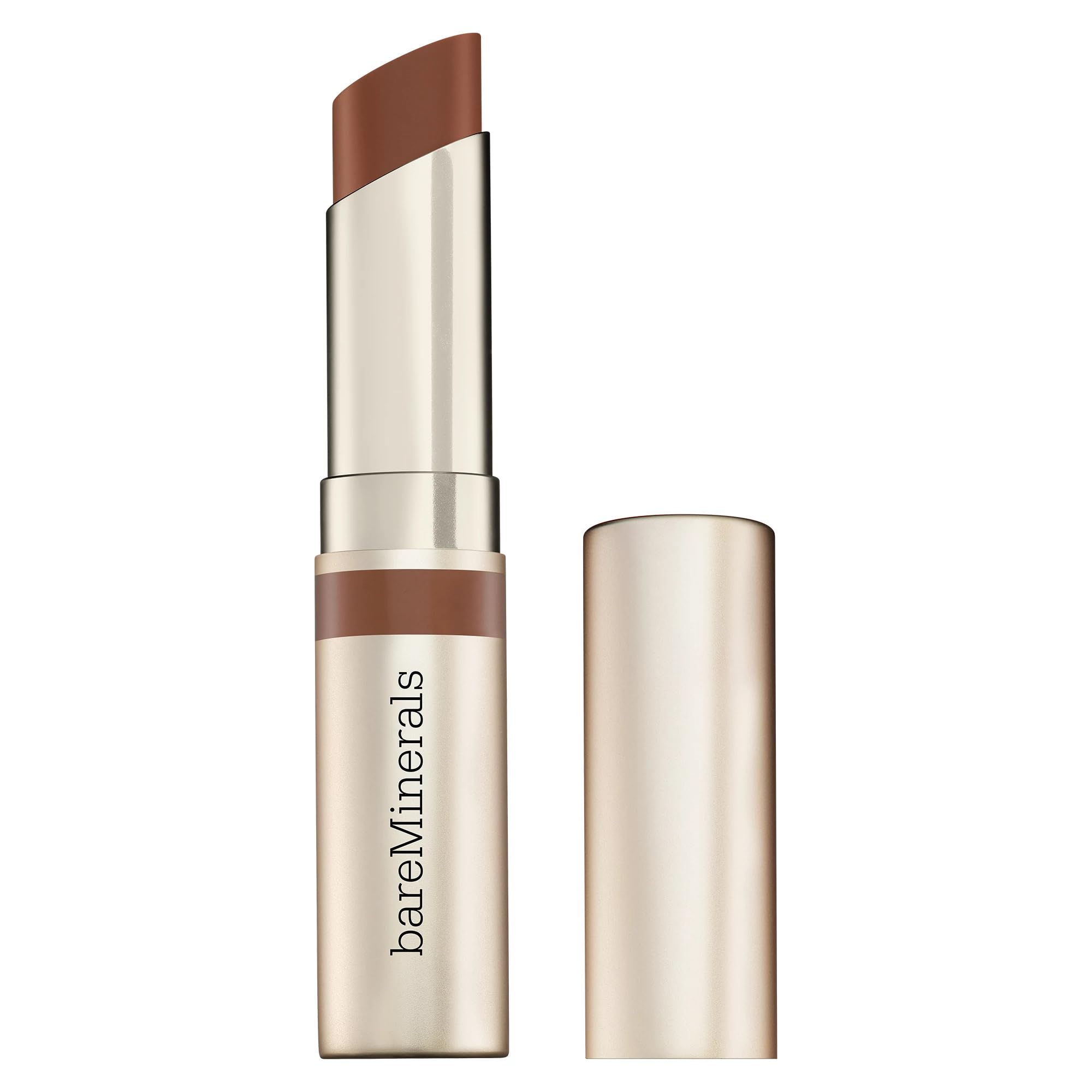 bareMinerals Dewy Lip Gloss-Balm, Hydrating Lip Gloss + Tinted Lip Balm Hybrid, Shine Finish + 24HR Hydration, For Soft + Smooth Lips, Non-Sticky, Vegan