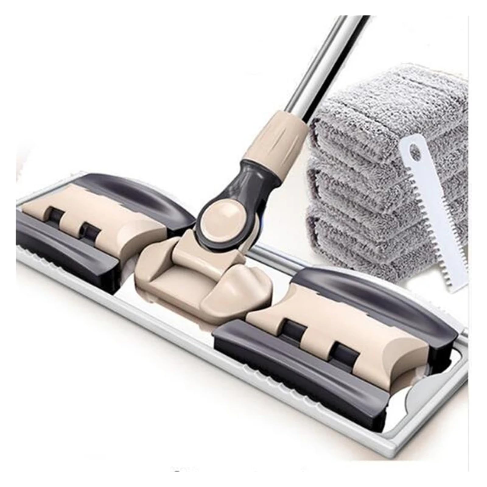 Fregona doméstica Rectangular extendida, fregona giratoria de 360°, 150 cm