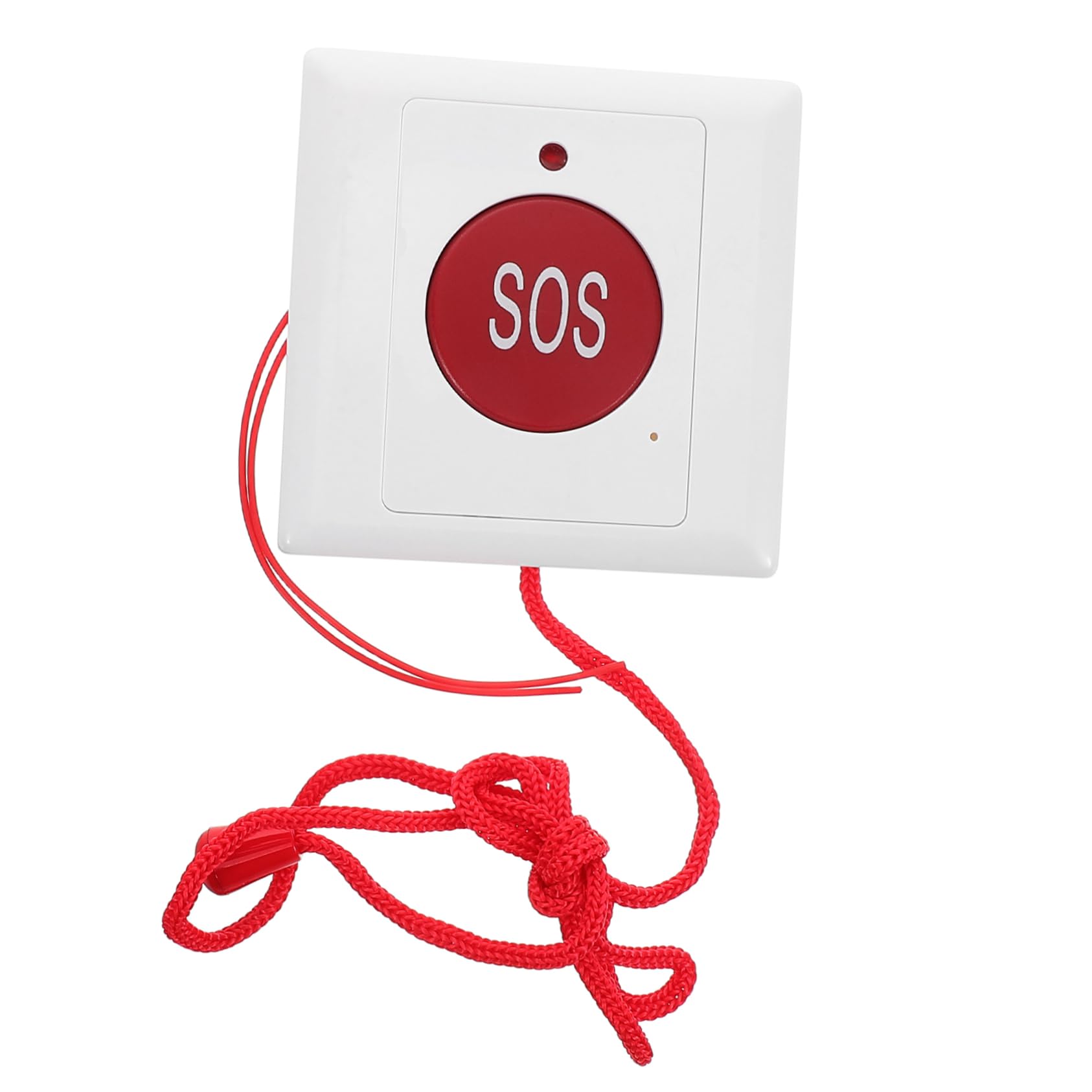 Abaodam Emergency Call Button Caregiver Alarm Bell Large Button for Seniors and Boys and Girls Easy to Use for Home Outdoor Travel