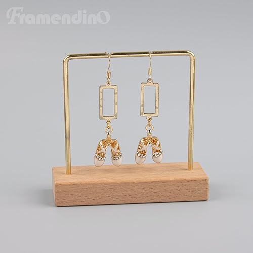 Miniatura 8 de Framendino, Esmalte Ballet Girl Charm Ballet Shoes Colgante Ballet Girl Colgante Ballet Girl Colgante para collar, aretes, pulsera, joyería artesanal