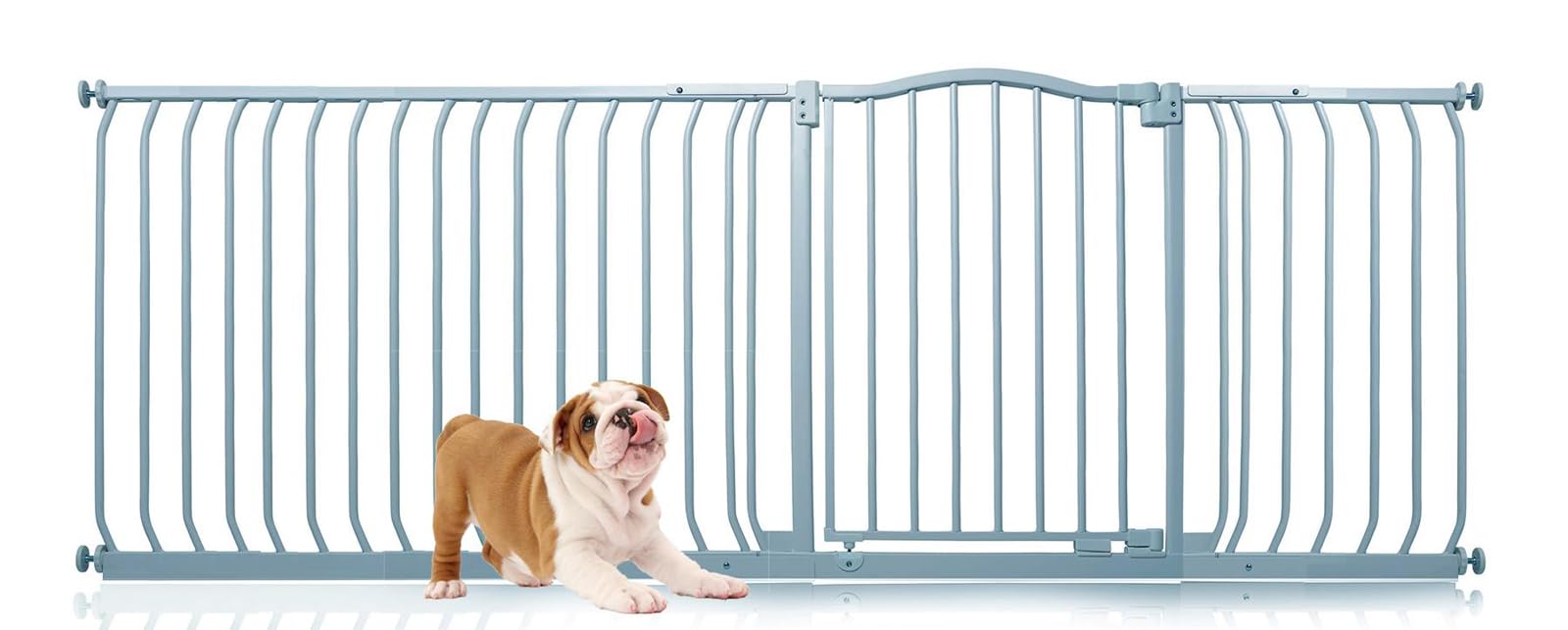 Bettacare Curved Top Dog Gate, 161cm - 170cm, Matt Black, Pressure Fit Pet Gate for Puppy and Dog, Easy Installation — view 35
