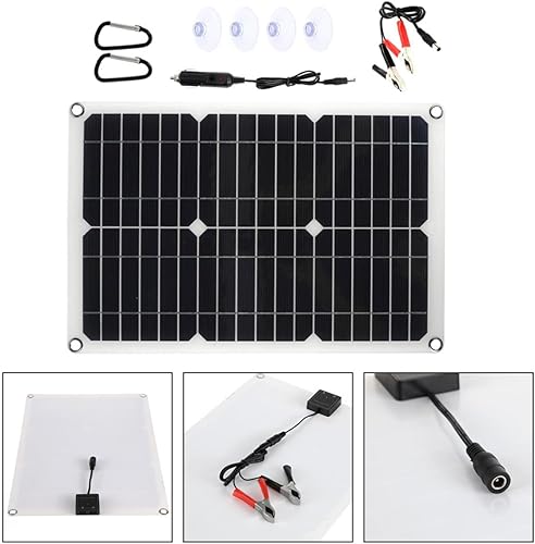 Miniatura 3 de Dual USB Port Portable Solar Panel for Outdoor Use Rv Solar Panel Kit for Car Camper Boat Yacht with High Wind Resistance and Flexible Design