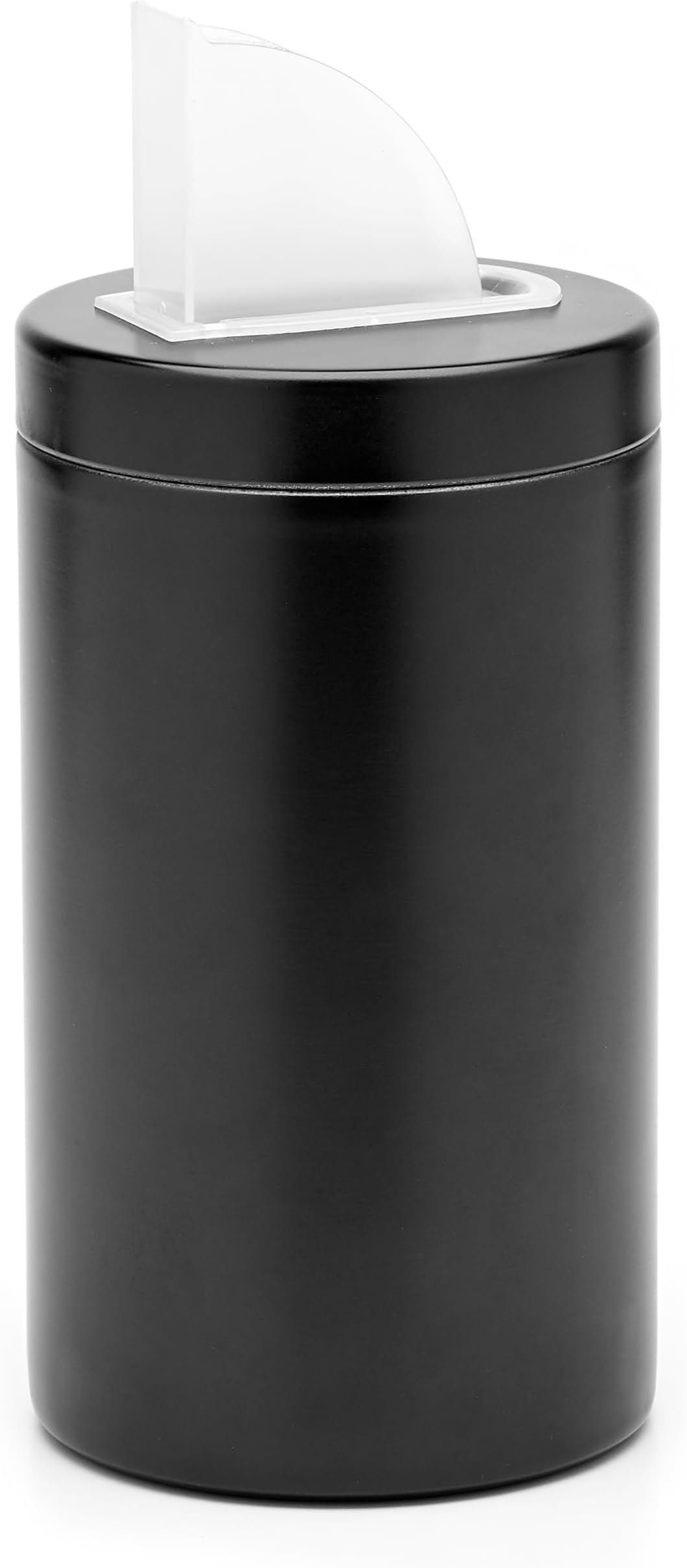– Yerba Mate (Yerbero) Container with Pouring Spout - Durable 304 Stainless Steel Containers with Pouring Lids for Easy Refill of Matte Cup, Black