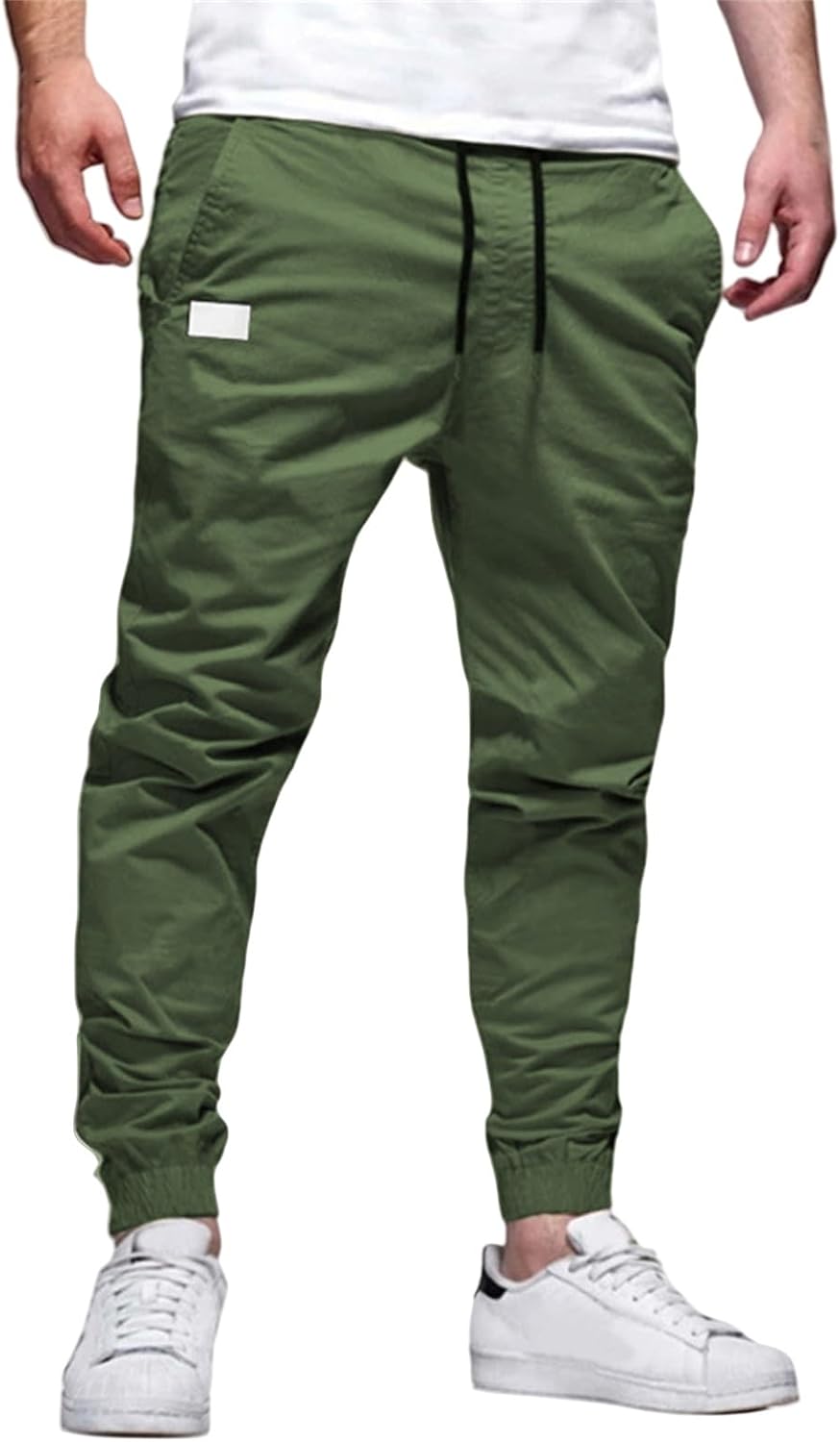 Casual Joggers Pants for Men Slim Fit Chino Cargo Sweatpants Athletic Workout Hiking Outdoor Track Pants
