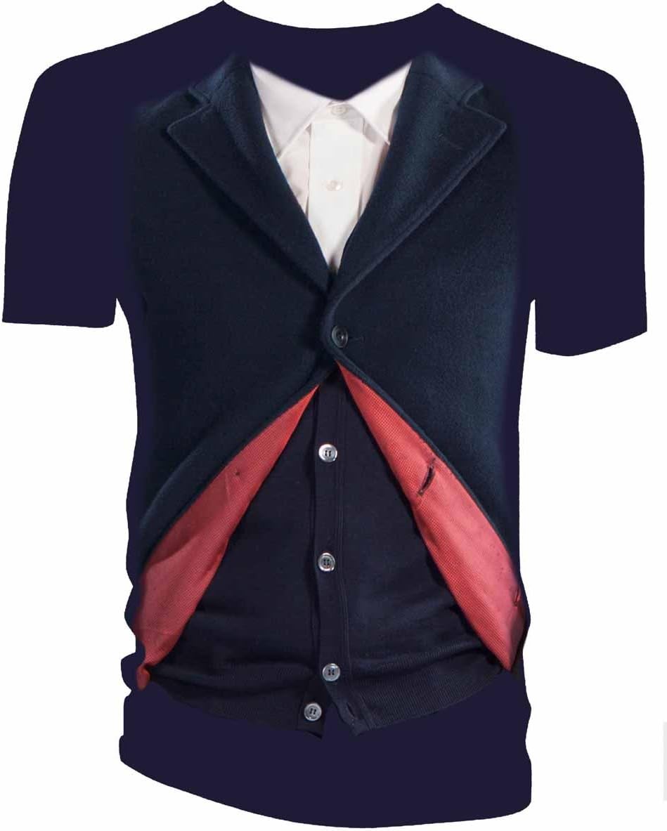 Doctor Who Classic Mens T-Shirt 12Th Doctor Costume BBC Television Show Series