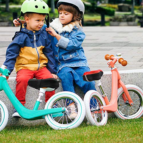 Anzome Kids Gel Bike Seat Cushion Cover For Boys & Girls Bicycle Seats, 9"X6" Memory Foam Child Bike Seat Cover Extra Soft Small Bicycle Saddle Pad With Water & Dust Resistant Cover #TOP6