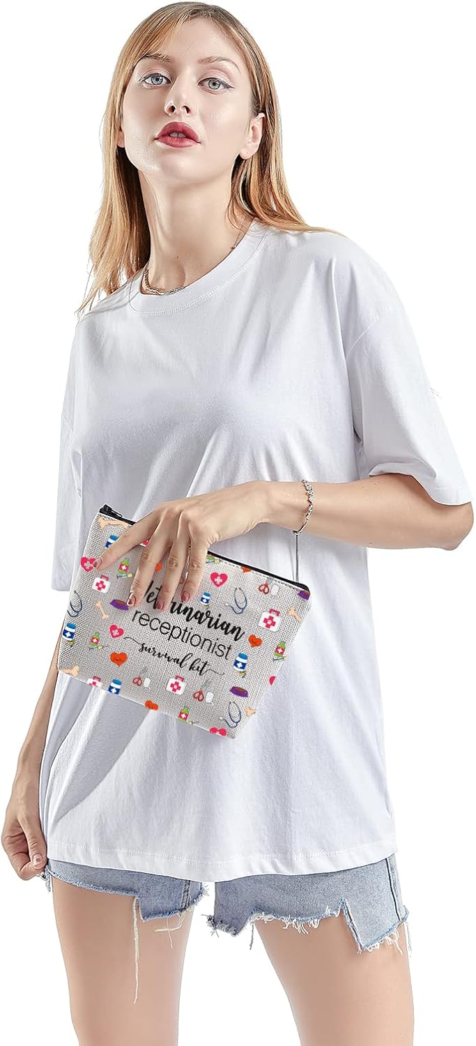 TSOTMO Vet Receptionist Gift Veterinarian Gift Vet Tech Gift Veterinarian Survival Kit Bag Animal Rescue Gift for Vet Assistant Veterinary Medicine Gift (Vet receptionist) - Image 4