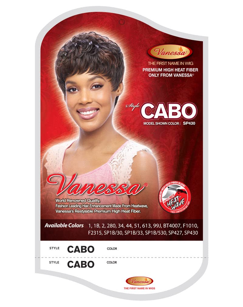 Vanessa Synthetic Full Cap Fashion Wig - CABO - 1B