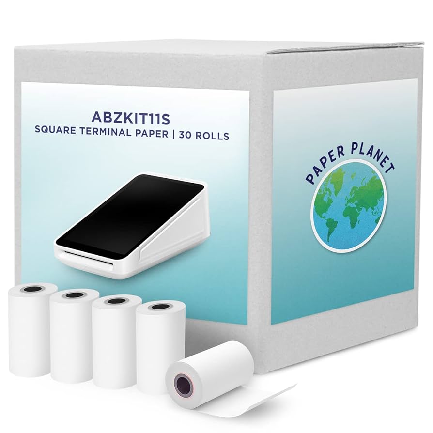 Square Terminal + ロールペーパーセット Amazon.co.jp: レシートペーパーロール スクエアターミナル