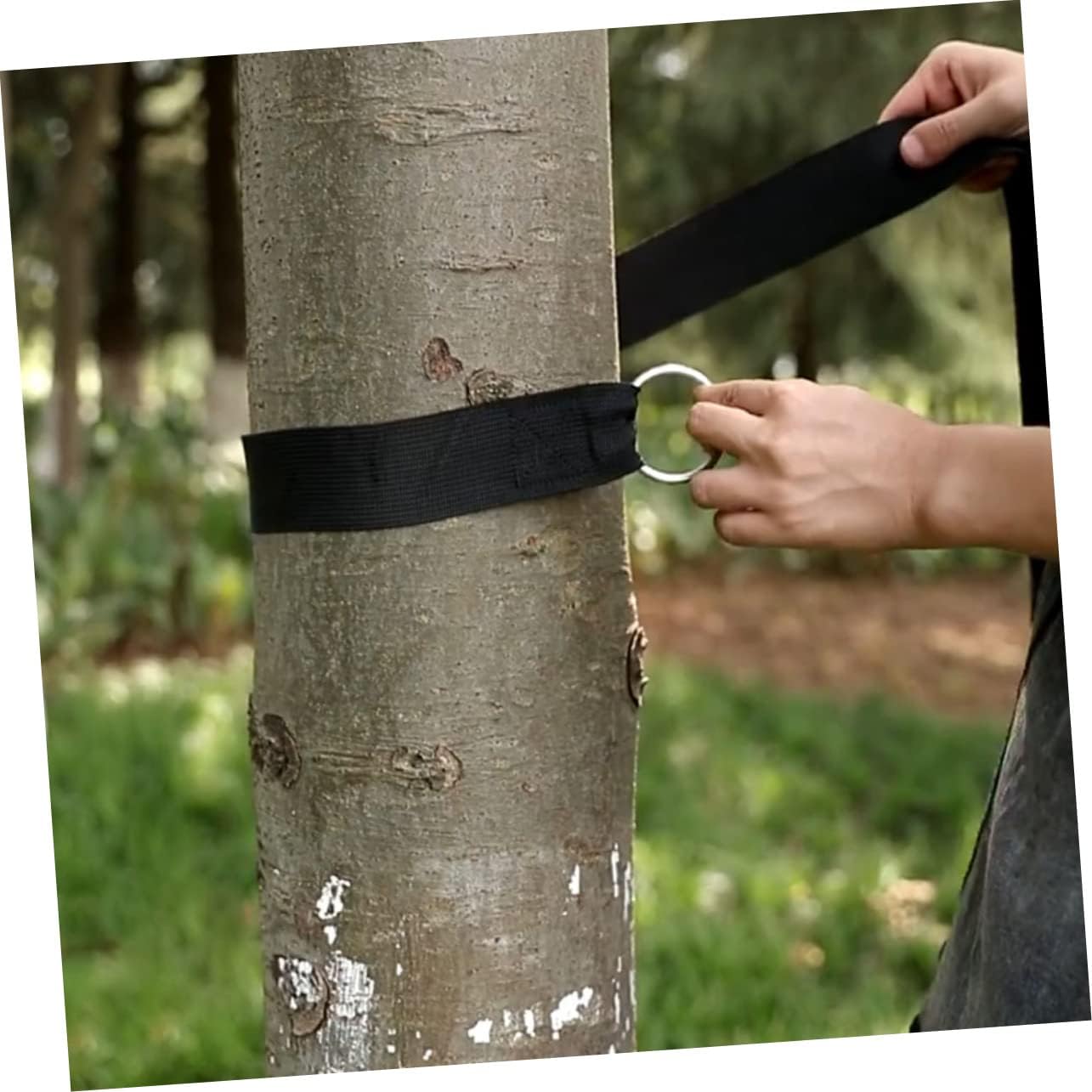 6pcs Durable Adjustable Swing Hanging Strap Kit Outdoor Hammock Ropes for Swings Tree and Garden Use Easy to Install Safe for Trees Weather-Resistant