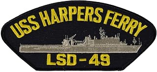 USS Harpers Ferry Lsd-49 Ship Patch - Great Color