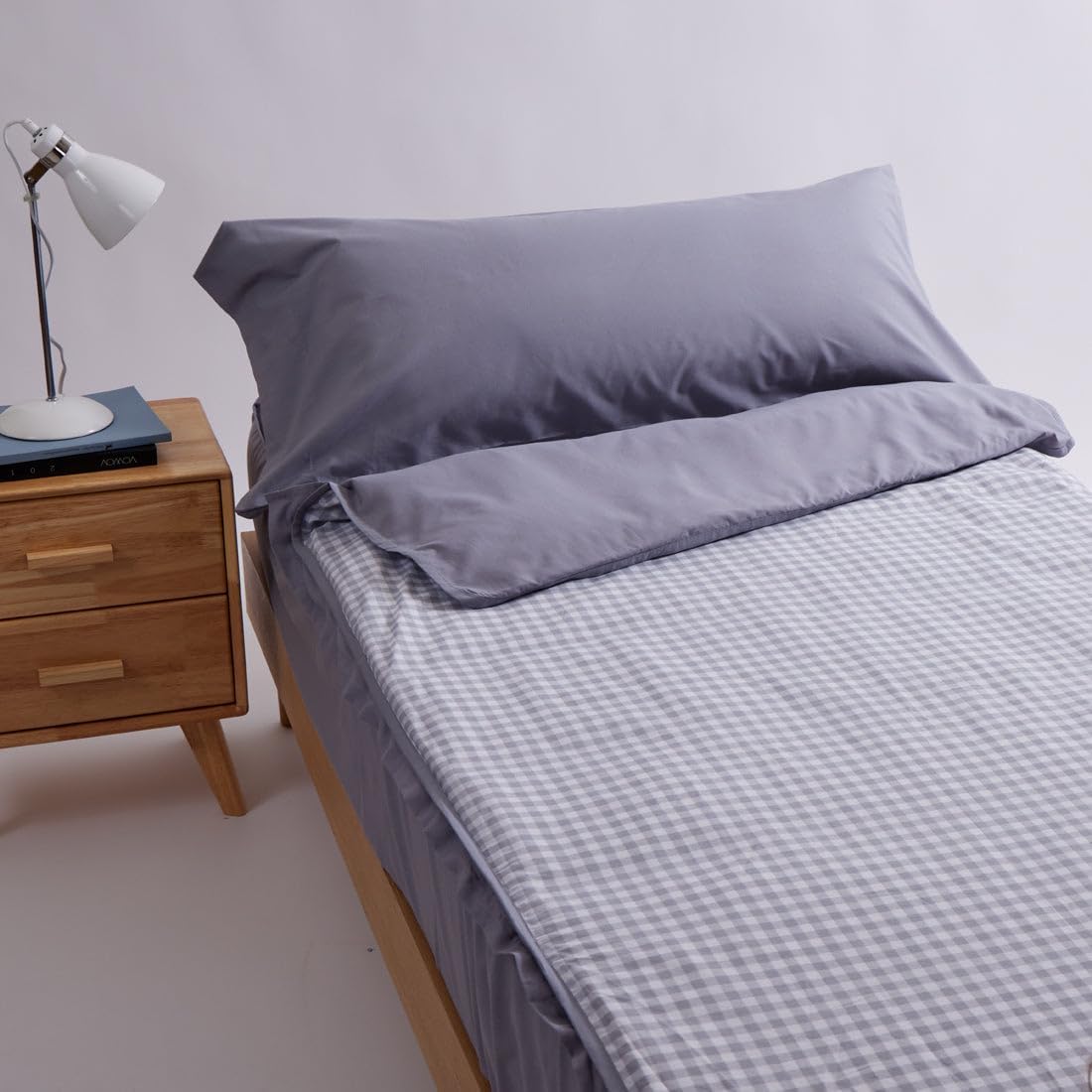 10XDIEZ Vichí Adjustable Sleeping Bag Cover (Light Grey – 80 cm Bed)